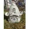 Steinfigur Gartenfigur Feenhaus Flower 25x20cm 945