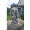 Steinfigur Gartenfigur Gargoyle hansi 30x21cm 875