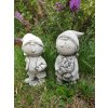 Steinfigur Gartenfigur Zwergenpaar každy 21cm 790kč
