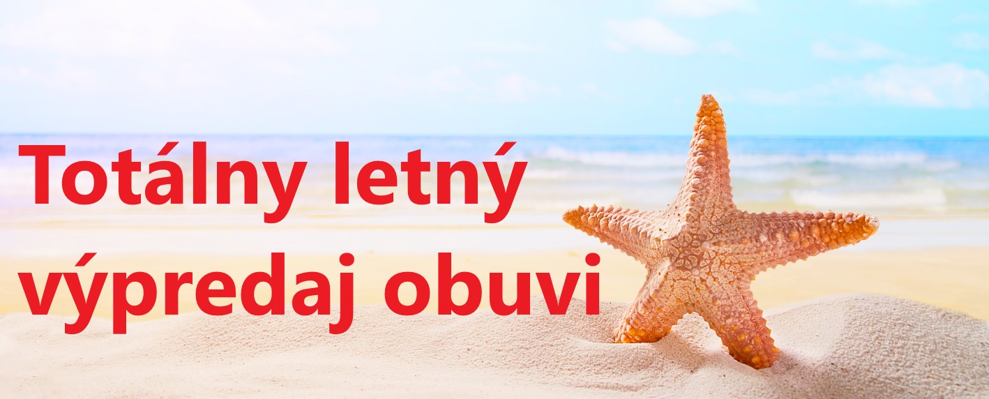 Totálny letný výpredaj obuvi