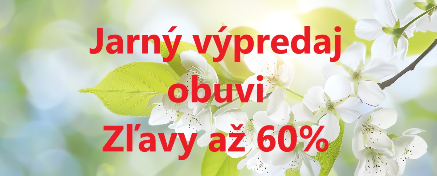 Jarný výpredaj obuvi 2026