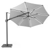 7126C zweefparasol Challenger Glow T2 Ø35 lichtgrijs geknikt Platinum 8720039160705 1