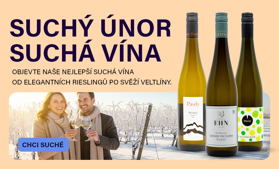 suchá vína na suchý únor