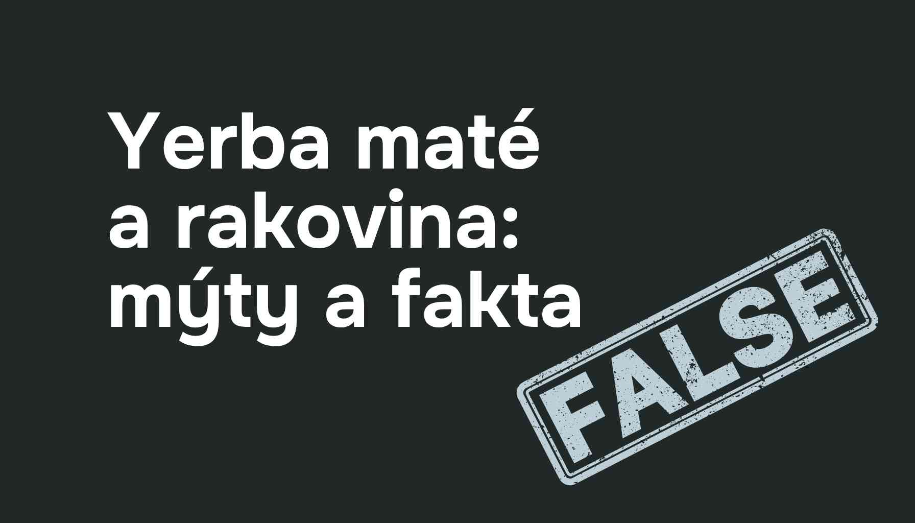 Yerba maté a rakovina: mýty a fakta o negativních účincích maté