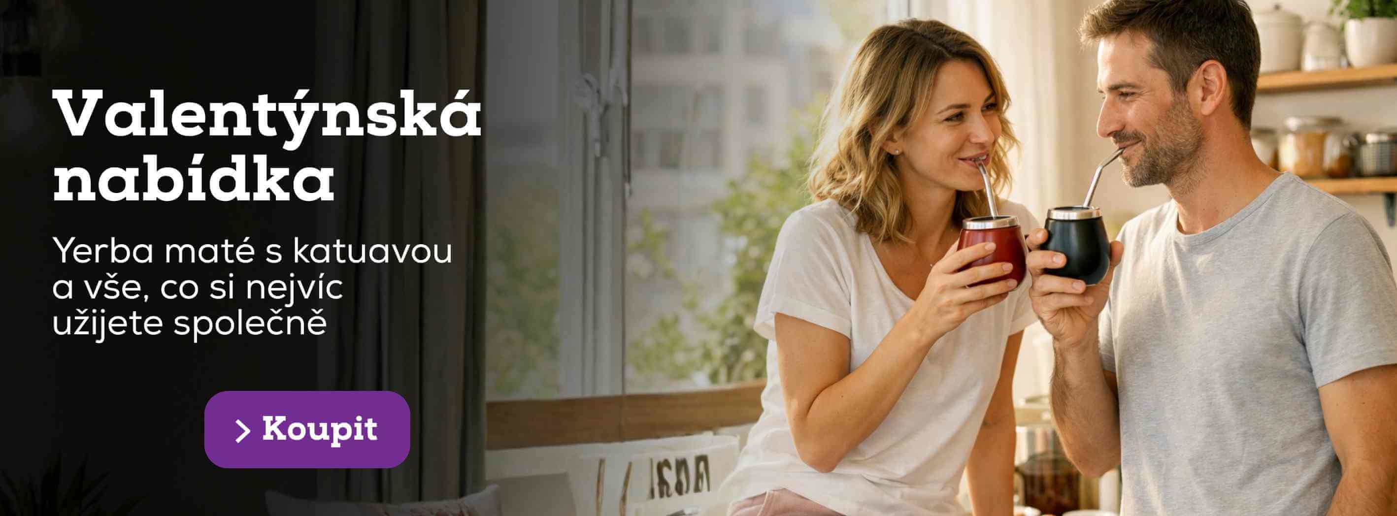 Valentýnská nabídka yerba maté
