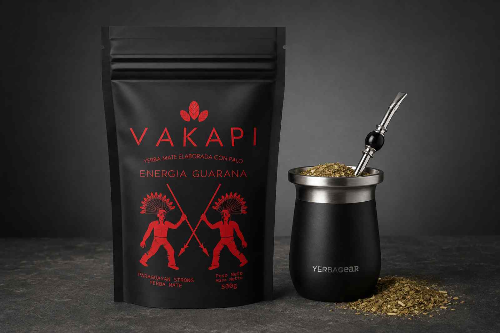Yerba maté Vakapi Energia Guarana v kalabase