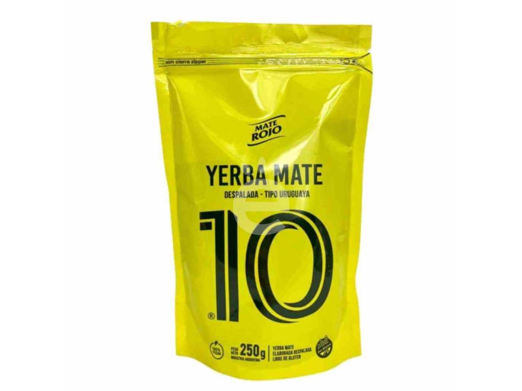 mate rojo 10 tipo uruguaya 250 g
