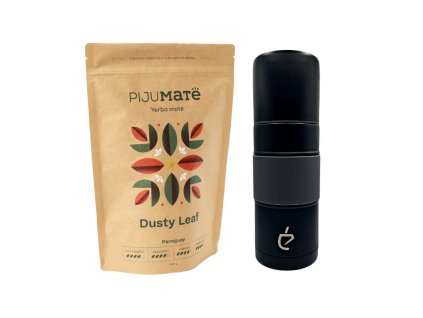 vyhodny set yerba mate pijumate dusty leaf yerbomos 500 ml