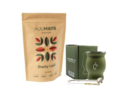 vyhodny set yerba mate pijumate dusty leaf sada nerezova kalabasa un mate zelena bombilla stetecek.jpg