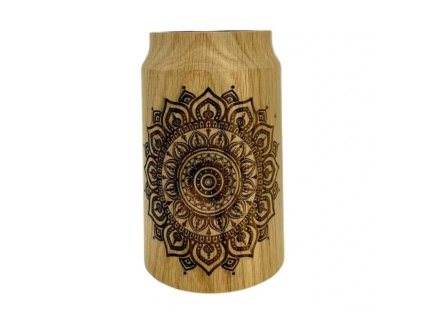 kalabasa ornament drevena sklenena 1