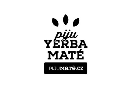 samolepky cerna TISK 02 piju yerba mate