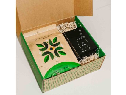 darkovy box yerba pijumate pure leaf cerny set un mate
