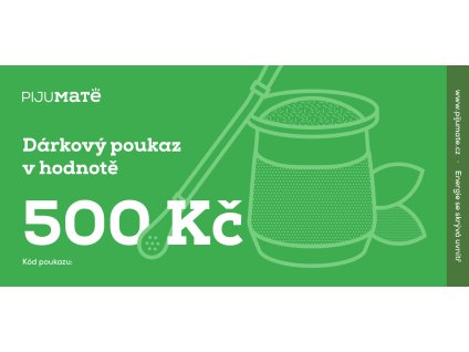 elektronicky darkovy poukaz 500 Kc