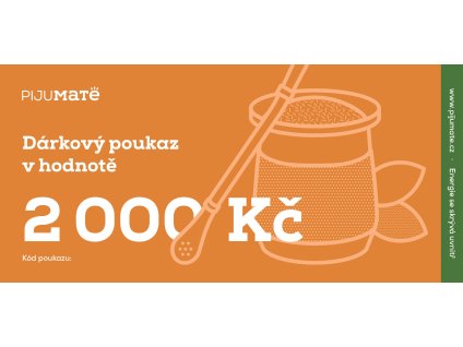 elektronicky darkovy poukaz 2000 Kc