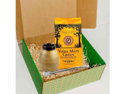 darkovy box yerba mate sarsaparilla kalabasa vroubkovana bombilla