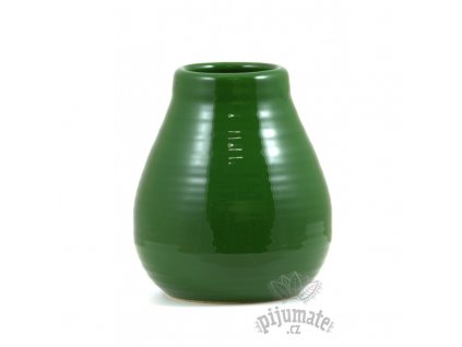 2610 kalabasa keramicka zelena vroubkovana