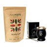 vyhodny set yerba mate pijumate dusty leaf sada nerezova kalabasa un mate cerna bombilla stetecek