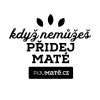 samolepky cerna TISK 08 kdyz nemuzes pridej mate