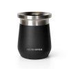 yerbaGEAR mate cup 260 ml black nerezova kalabasa cerna