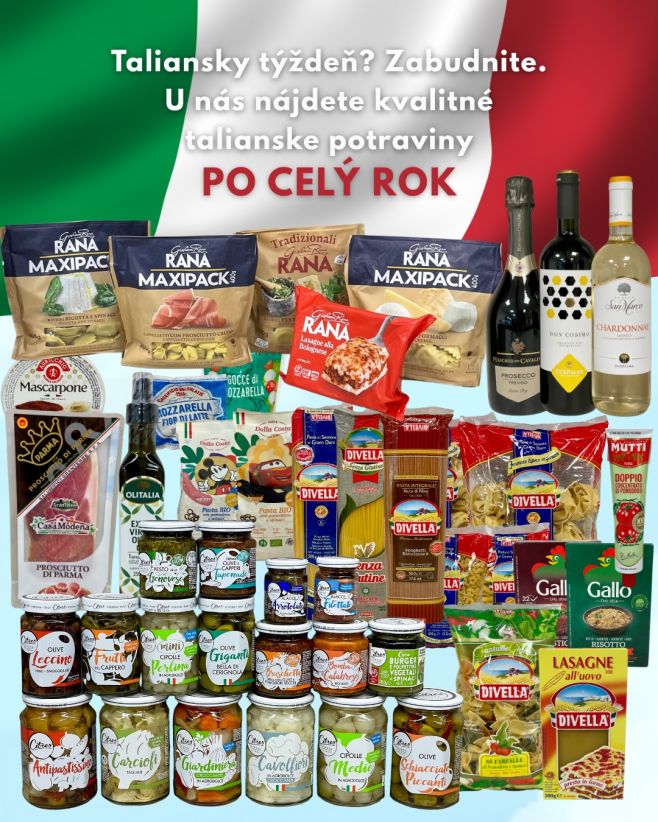 Produkty, ktoré oceníte v kuchyni a pripravíte z nich skvelé jedlá 🇮🇹❤️ 🕒 Navštívte nás: Po: 8:00 – 16:00 Ut: 8:00 – 16:00...