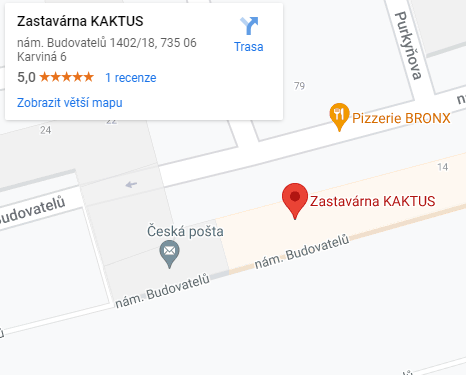 mapka Kaktus