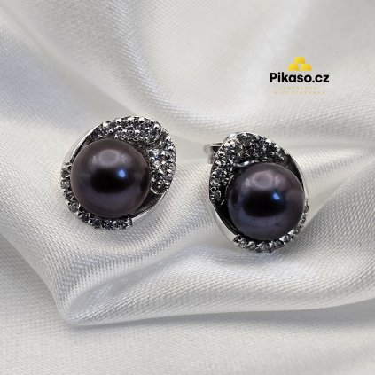 11484 stribrne nausnice damske 3 34 g