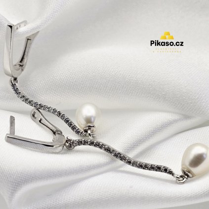 11496 stribrne nausnice damske 4 27 g