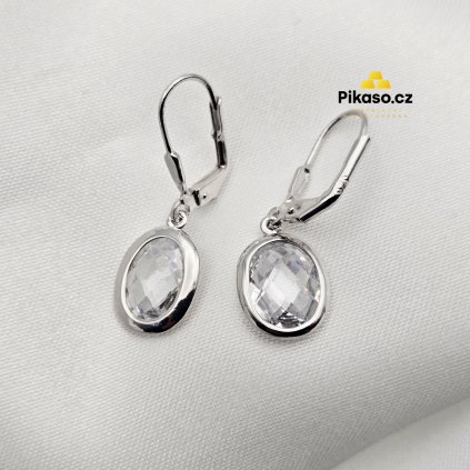 11541 stribrne nausnice damske 3 48 g