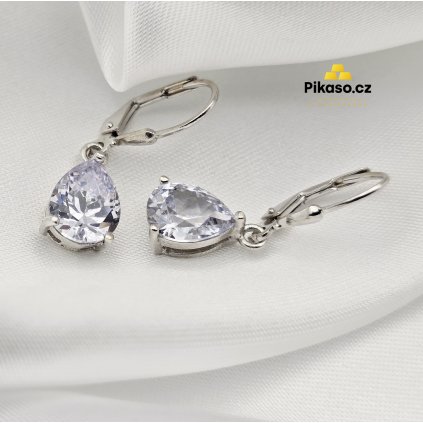 11547 stribrne nausnice damske 3 27 g