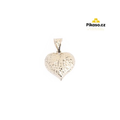 11823 zlaty privesek damsky 2 84 g srdce