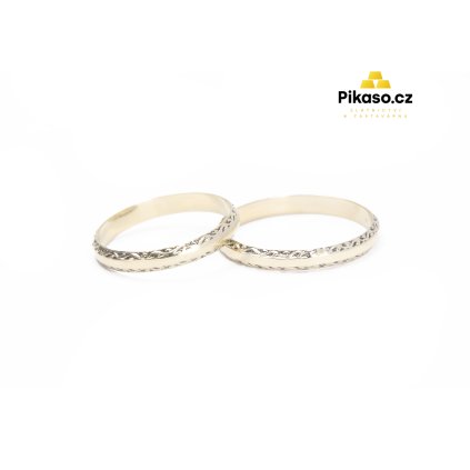 12096 zlate prsteny snubni 4 66 g