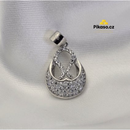 12237 stribrny privesek damsky 1 89 g
