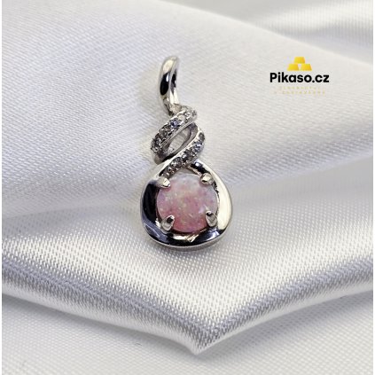 12444 stribrny privesek damsky 1 88 g