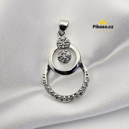 12453 stribrny privesek damsky 2 81 g