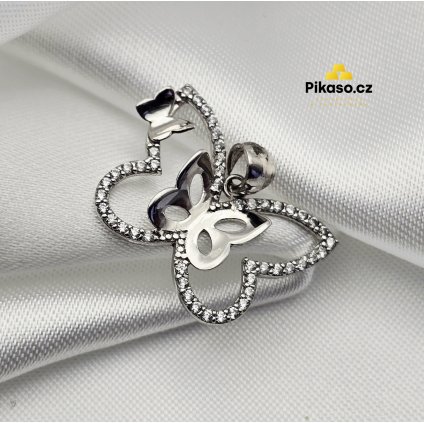 12477 stribrny privesek damsky 1 29 g zvirata