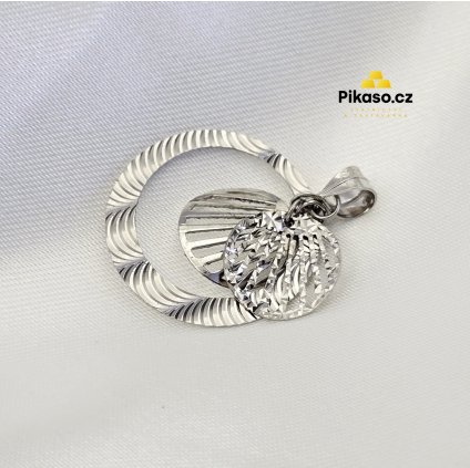 12507 stribrny privesek damsky 1 39 g