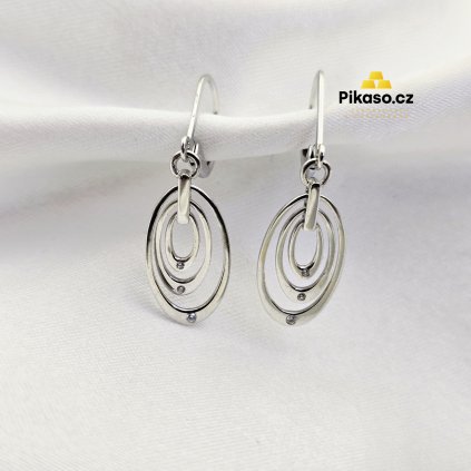 12690 stribrne nausnice damske 2 30 g