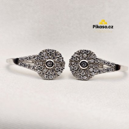 12711 stribrne nausnice damske 3 11 g