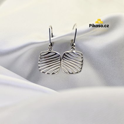 12732 stribrne nausnice damske 3 36 g