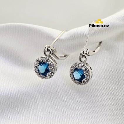 12756 stribrne nausnice damske 2 07 g