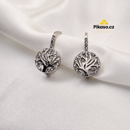 12771 stribrne nausnice damske 2 77 g nabozenstvi