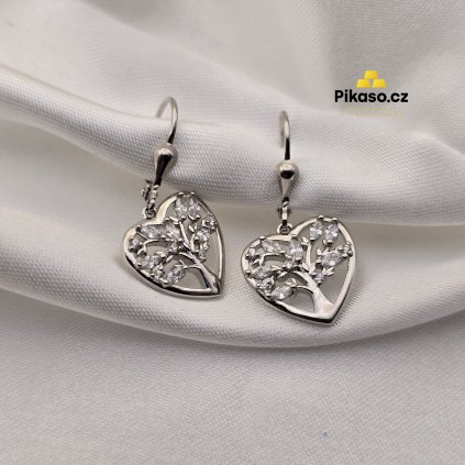 12774 stribrne nausnice damske 4 08 g nabozenstvi