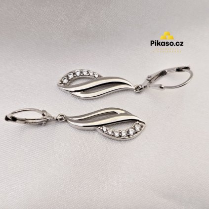 12783 stribrne nausnice damske 2 82 g