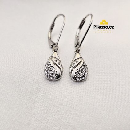 12786 stribrne nausnice damske 2 07 g