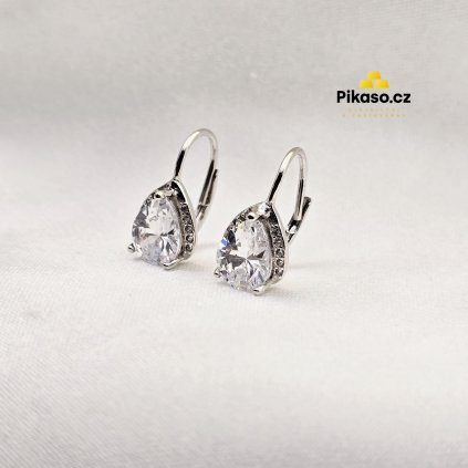12795 stribrne nausnice damske 2 96 g