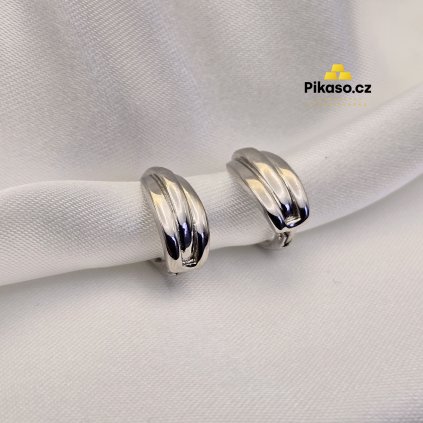 12831 stribrne nausnice damske 2 99 g