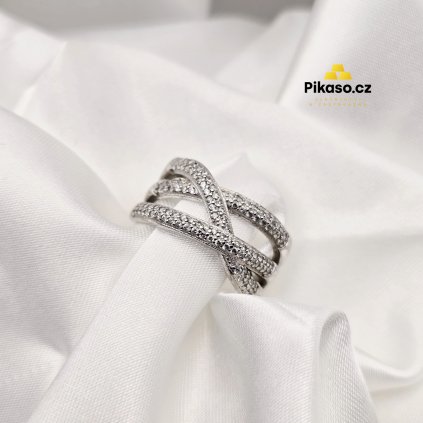 12876 stribrny prsten damsky 5 94 g