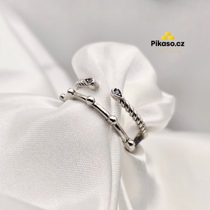 12891 stribrny prsten damsky 3 09 g