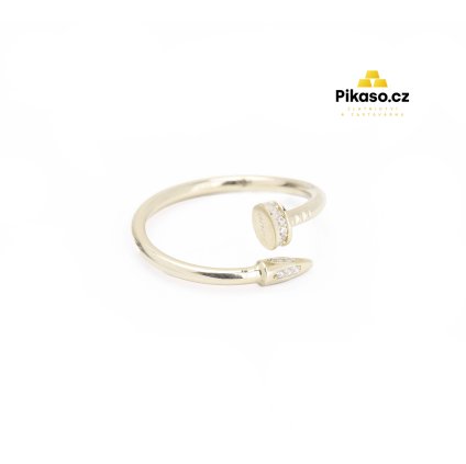 13071 zlaty prsten damsky 1 70 g hrebik