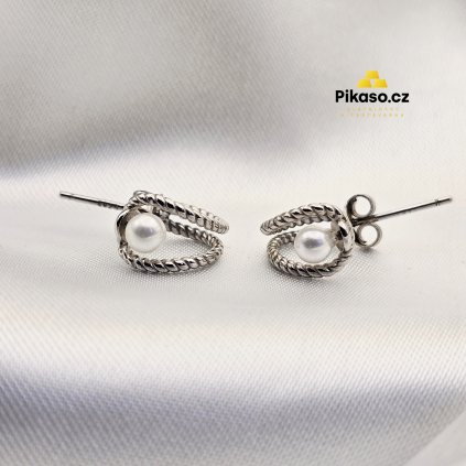 13128 stribrne nausnice damske 2 03 g